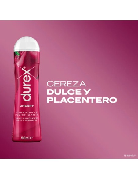 Lubricante comestible de Durex sabor cereza 50 ml