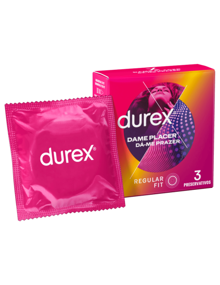 Durex Dame Placer condones estriados. Estimulantes