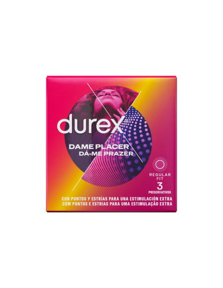Durex Dame Placer condones estriados. Estimulantes