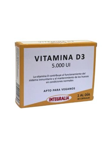 VITAMINA D3 5000ui 30cap. INTEGRALIA