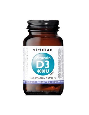 VITAMINA D3 400ui 30cap. VIRIDIAN