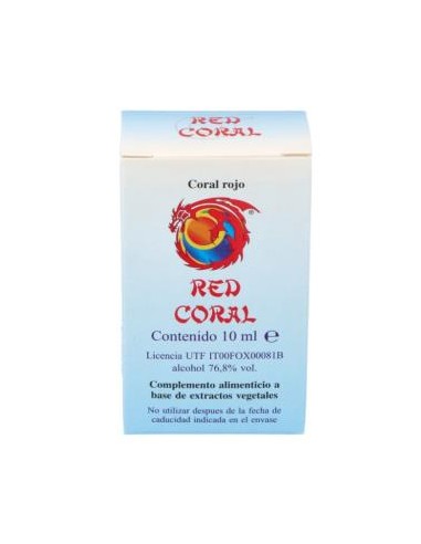 RED CORAL gotas 10ml. HERBOPLANET