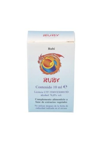 RUBY gotas 10ml. HERBOPLANET