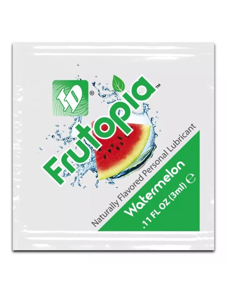 Lubricante sabor Sandia de la marca Id Frutopía 3 ml