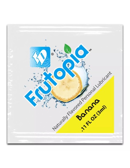 Lubricante sabor Platano de la marca Id Frutopía 3 ml