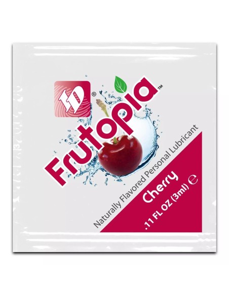 Lubricante sabor cereza de la marca Id Frutopía 3 ml
