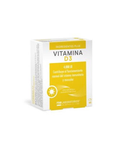 VITAMINA D3 4000UI 60perlas FDB