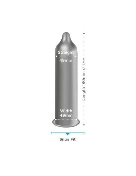 Preservativos eXs Snug Fit - tamaño pequeño - Unidades a elegir