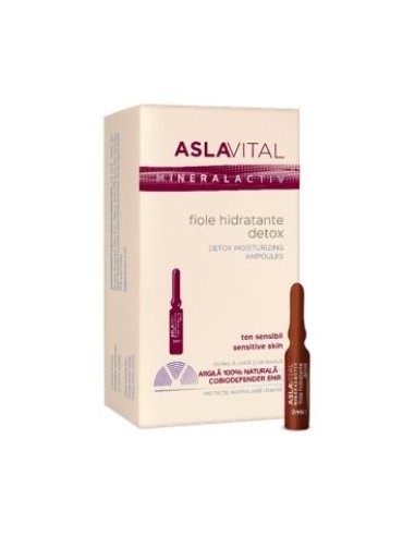 AMPOLLAS HIDRATANTES DETOX 7amp. ASLA VITAL (DRA. ANA ASLAN)