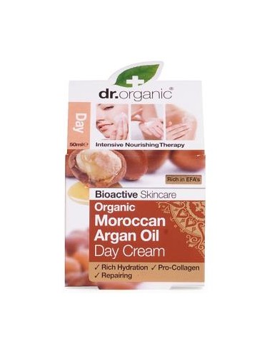 CREMA DE DIA aceite argan marroqui 50ml. DR. ORGANIC