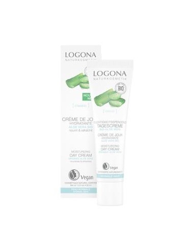 CREMA DE DIA HIDRATANTE aloe vera 30ml. LOGONA