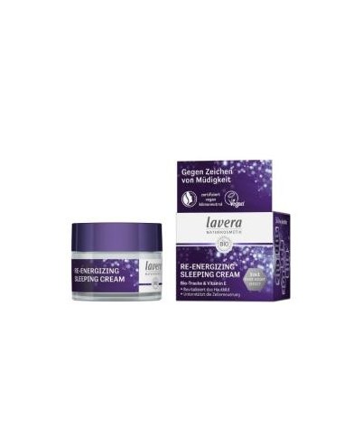 SLEEPING crema reparadora uva-vitamina E 50ml. BIO LAVERA