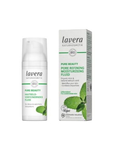 FLUIDO HIDRATANTE PURIFICANTE menta 50ml. LAVERA