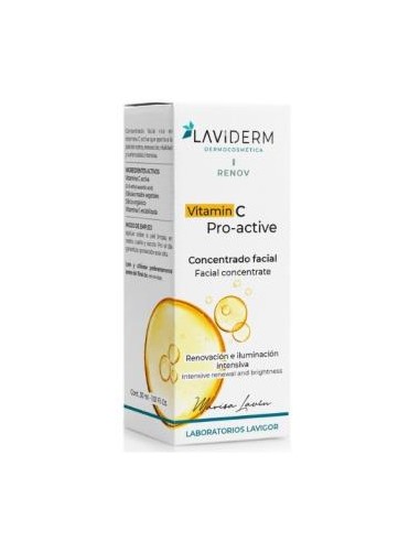 LAVIDERM VITAMINA C PRO-ACTIVE facial 30ml. LAVIGOR