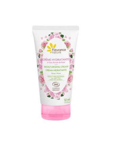 CREMA HIDRATANTE con rosa 50ml. FLEURANCE NATURE