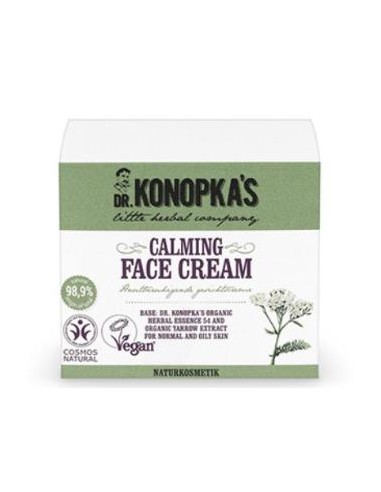 CREMA FACIAL calmante 50ml. VEGAN DR. KONOPKAS