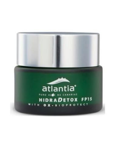 HYDRADETOX FP15 crema hidratante con aloe 50ml ATLANTIA