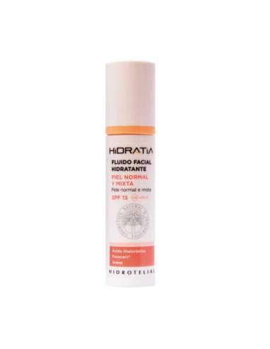 HIDRATIA FLUIDO FACIAL P/NOR/MIXTA spf 15 50ml HIDROTELIAL