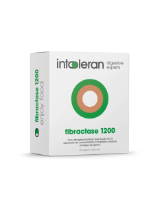 Intoleran Fibractase 1200 Forte - 36 cápsulas veganas