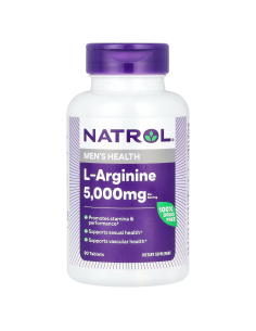 Natrol L-Arginina 5000 mg – Energía, Rendimiento y Salud Sexual
