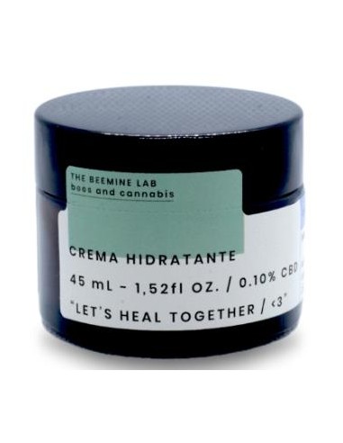 CREMA FACIAL HIDRATANTE CBD Y MIEL 45ml. THE BEEMINE LAB