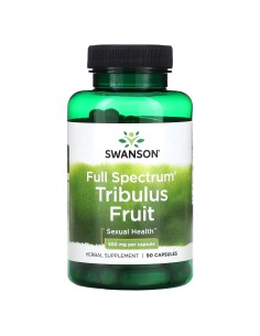 Swanson Tribulus Fruit 500mg 90 cápsulas