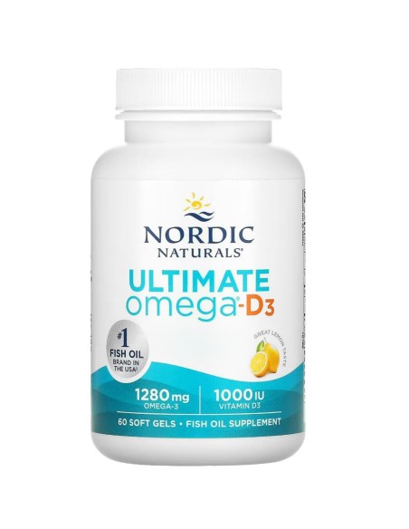 Nordic Naturals Ultimate Omega-D3 1280mg 60 cápsulas