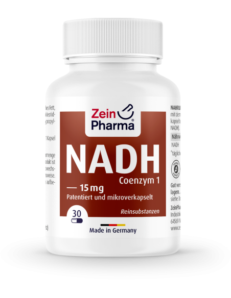 Zein Pharma NADH Coenzym 1, 15mg 30 cápsulas