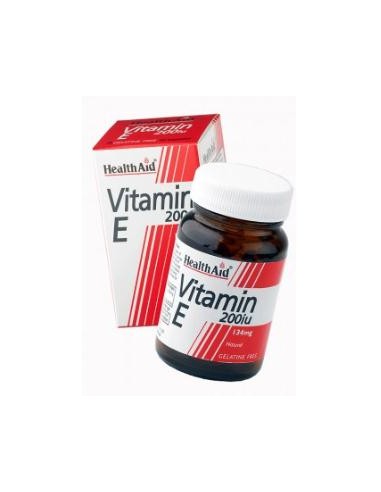 VIT. E natural 200ui 60vcap. HEALTH AID