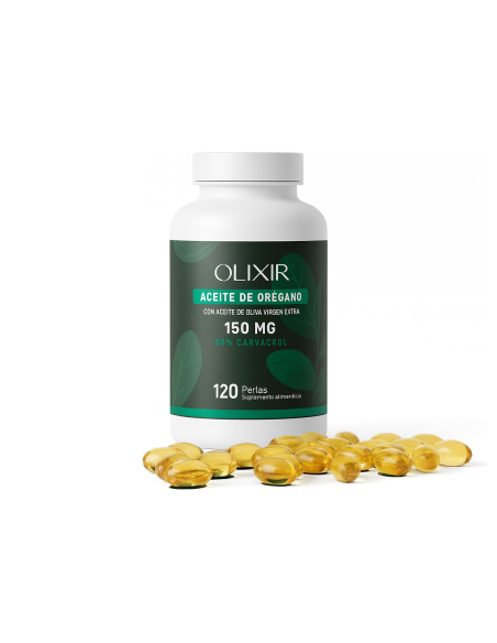 Olixir Aceite de Orégano 150 mg 50% Carvacrol – Defensas Naturales