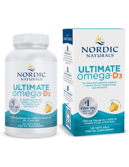 Nordic Naturals Ultimate Omega-D3 – Omega-3 + Vitamina D3