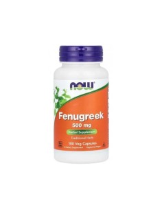 NOW Fenogreco 500 mg – Alholva Natural para Digestión y Energía