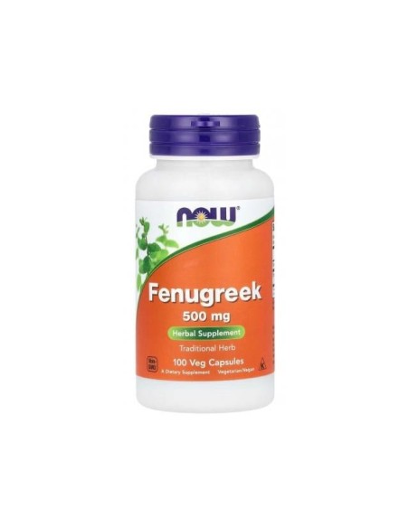 NOW Fenogreco 500 mg – Alholva Natural para Digestión y Energía