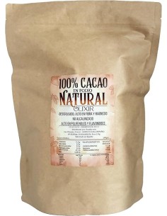 Cacao Puro No Alcalinizado 1kg | Blend Artesano Aromático y Balanceado | 100% Natural y Sin Azúcar