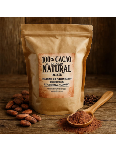 Cacao Puro No Alcalinizado | Blend Artesano Aromático y Balanceado | 100% Natural y Sin Azúcar