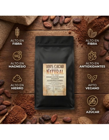 Olixir Cacao Puro No Alcalinizado | Blend Artesano Aromático y Balanceado | 100% Natural y Sin Azúcar