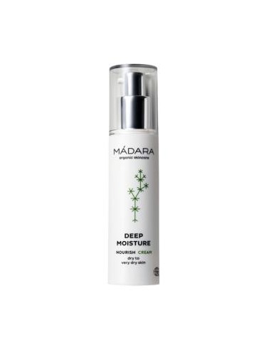 DEEP MOISTURE crema hidratante piel seca 50ml. MADARA