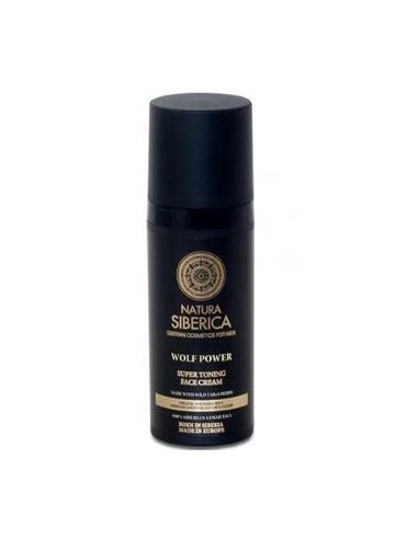 WOLF POWER MEN crema facial tonificante 50ml. NATURA SIBERICA