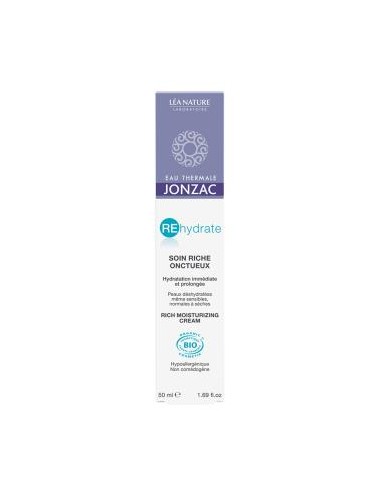 REHYDRATE crema rica hidratante 50ml BIO JONZAC ECO-BIO