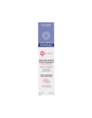 REACTIVE emulsion ligera alta tolerancia 40ml. BIO JONZAC ECO-BIO