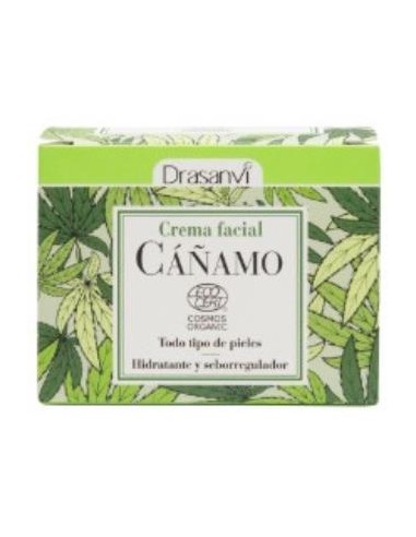 CREMA FACIAL cañamo 50ml. ECOCERT BIO DRASANVI