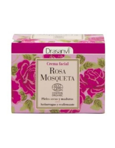 CREMA FACIAL rosa mosqueta 50ml. ECOCERT BIO DRASANVI