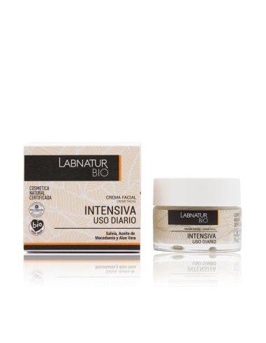 CREMA FACIAL INTENSIVA salvia macadamia 50ml. BIO LABNATUR BIO