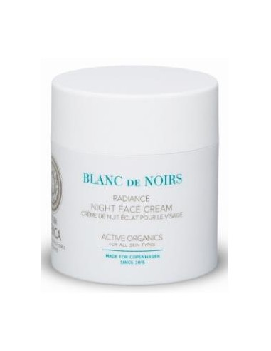 CREMA FACIAL NOCHE RADIANCE blanc des noirs 50ml. NATURA SIBERICA