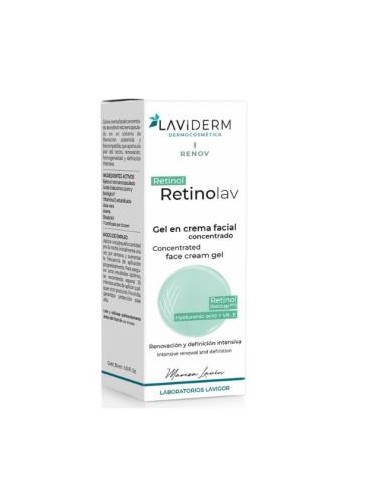 LAVIDERM RETINOLAV gel crema facial 30ml. LAVIGOR