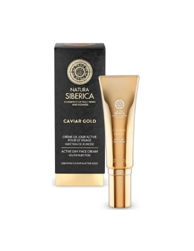 CAVIAR GOLD crema facial de dia activa 30ml. NATURA SIBERICA