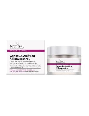 CENTELLA ASIATICA Y RESVERATROL crema 50ml. NATYSAL