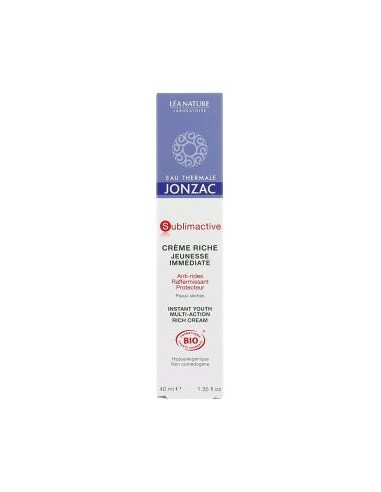 SUBLIMACTIVE crema rica antiedad 40ml. BIO JONZAC ECO-BIO