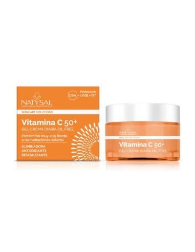 VITAMINA C FPS50+ crema tarro 50ml. NATYSAL