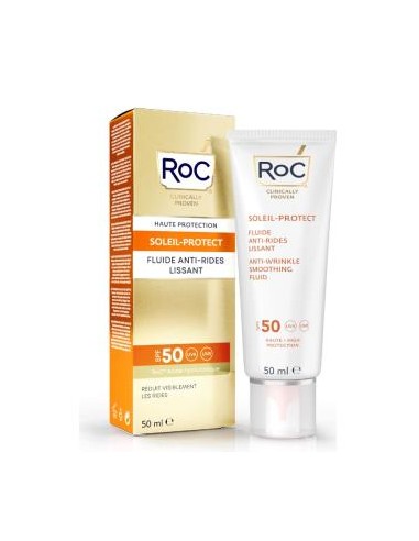 ROC SOL fluido antiarrugas SPF 50+ 50ml.